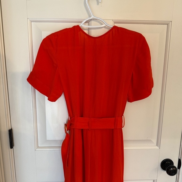 A.L.C Claire Midi Dress Red 45283 - Picture 12 of 16
